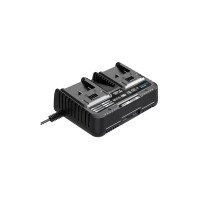 Divu akumulatoru lādešanas adapteris DEDRA, SAS+ALL DED7038V, 20V, 130W, 2x2,3A
