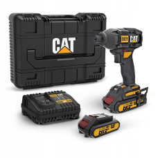 CAT DX71 18V bezsuku triecienskrūvgrieža komplekts 215 Nm
