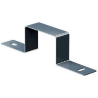 Horizontālā profila turētājs metāla 20x40 mm, RAL8019