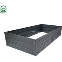 Paaugstinātā dārza dobe Klasika Garden 1500x750x300mm, krāsota RAL7016