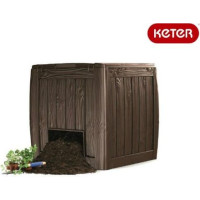KETER Komposta kaste DECO ar pamatni 340l