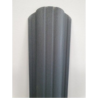 Profilēta metāla žoga štaketas Polo PMx2 RAL7016 (Antracīta pelēks) 1500mm