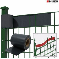 Žoga lamile MIKKO Economy 4,75x3500cm RAL8017, brūna + 28 gab. turētāji