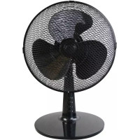 Dedra-Exim Galda ventilators, 12”, melns