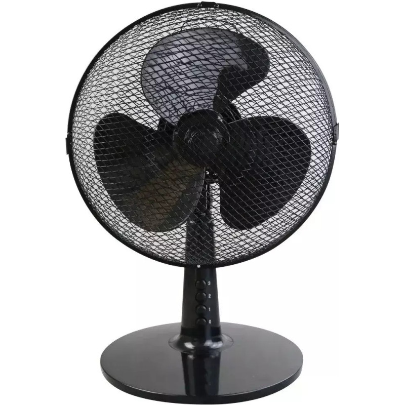 Dedra-Exim Galda ventilators, 12”, melns