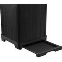 KETER atkritumu tvertne BALTIMORE WASTE BIN 125L, Melna
