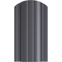 Profilēta metāla žoga štaketas Polo PMx2 RAL7016 (Antracīta pelēks) 1350mm