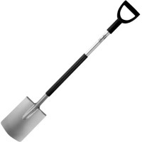 Dedra-Exim Taisna lapsta metala spals, D-veida formas plastmasas rokturis 122cm