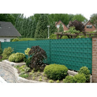 Žoga lamile MIKKO Economy 4,75x3500cm RAL6005, zaļa + 28 gab. turētāji