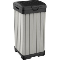 KETER atkritumu tvertne ROCKFORD WASTE BIN 125L, brūngani pelēks – antracīts