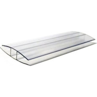 Savienojuma profils polikarbonāta loksnēm PC-H 8-10 mm, 3m;