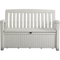 Dārza sols - mantu kaste KETER PATIO 227L, balta
