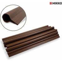Nobeigums žoga lamilēm 19cm, brūns, 10 gab iepak