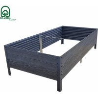 Paaugstinātā dārza dobe KLASIKA Woodlook 1500x750x300mm, pelēka