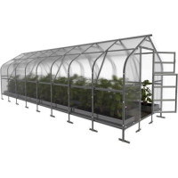 Siltumnīca KLASIKA DROP 2,5x8m ar 4mm polikarbonāta pārklājumu; 4779037494125