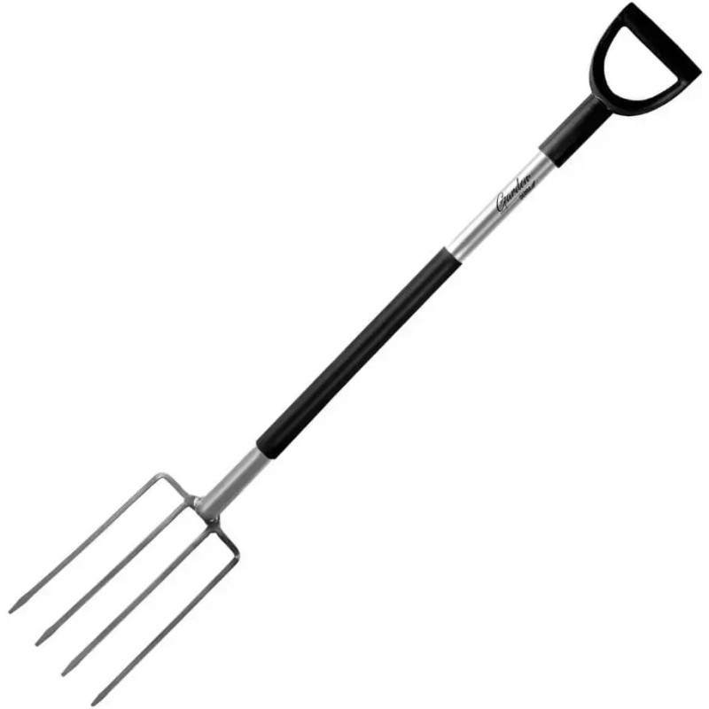 Dedra-Exim Rakšanas dakšas, metala spals,  D-veida formas plastmasas rokturis 122cm