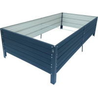 Paaugstinātā dārza dobe Klasika Garden 1500x750x300mm, krāsota vienā pusē