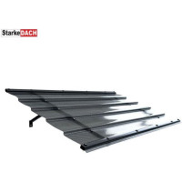 Jumtiņš STARKEDACH Diamonds T-150 (taisns), pelēks 150 x 95,4 cm