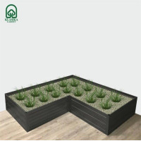 Paaugstinātā dārza dobe Klasika Garden L - veida, krāsota