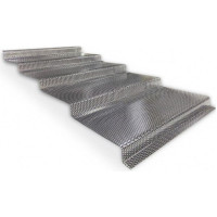 Profilētā polikarbonāta jumta loksnes DIAMOND TILE EFFECT 2,8 mm 0,954x6m, pelēka