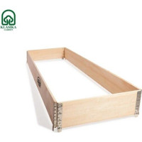 Paaugstinātā dārza dobe koka KLASIKA GARDEN 1200×800×195 mm