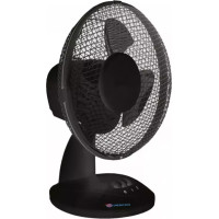 Dedra-Exim Galda ventilators, 9”, melns 30W