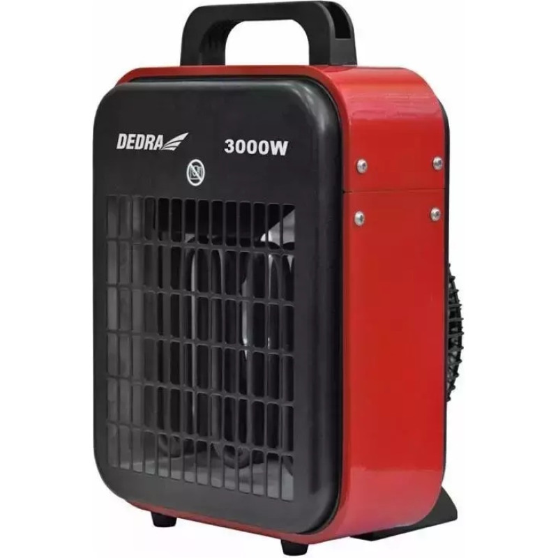 Dedra-Exim Elektriskais silditajs 1,65/3,3 kW, termostats, gaisa pušana 410 m3/h, ventilatora funkcija