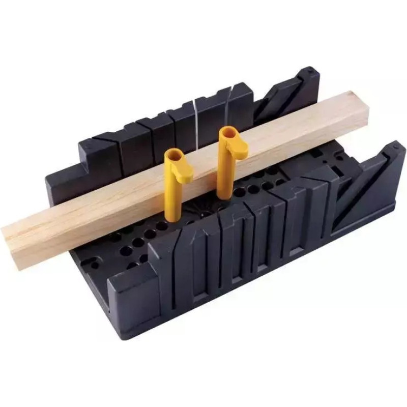 Plastmasas slipzagešanas kaste 4,5”, 320 x 120 x 75 mm, zagešanas lenki: 22,5°, 45°, 90°, RAŽOTA POLIJA