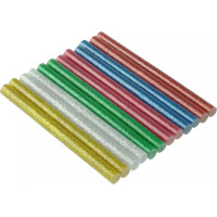 Universala karsta lime, dažadas krasas ar spidumiem:
zelta x 2, sudraba x 2, sarkana x 2, zala x 2, zila x 2, roza x 2,
12 gab., diam. 7–8 mm, garums 100 mm