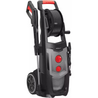 Spiediena mazgatajs 2300 W, maks. 150 bar, maks. 450 l/h, 8 m šlutenes ar uztišanas mehanismu, aksesuari