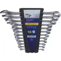Kombinetas atslegas CrV, 8, 10, 12, 13, 14, 17, 19, 22 mm, 8 gab.