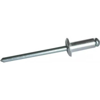 Aluminija kniedes 4,0x10mm, 50gab