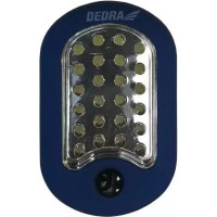 Lukturis 24 + 3 LED, ovals ar magnetu un aki (baterijas pievienotas), min. pasut. — displejs, 12 gab.