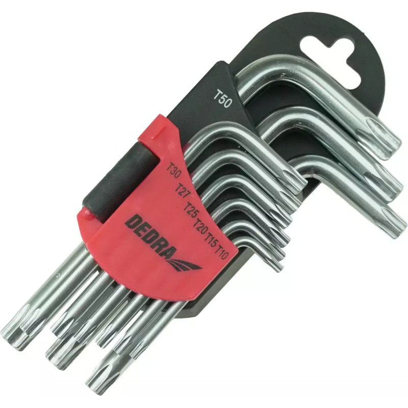 Isas torx atslegas T10-T50 kompl. 9 gab. CrV