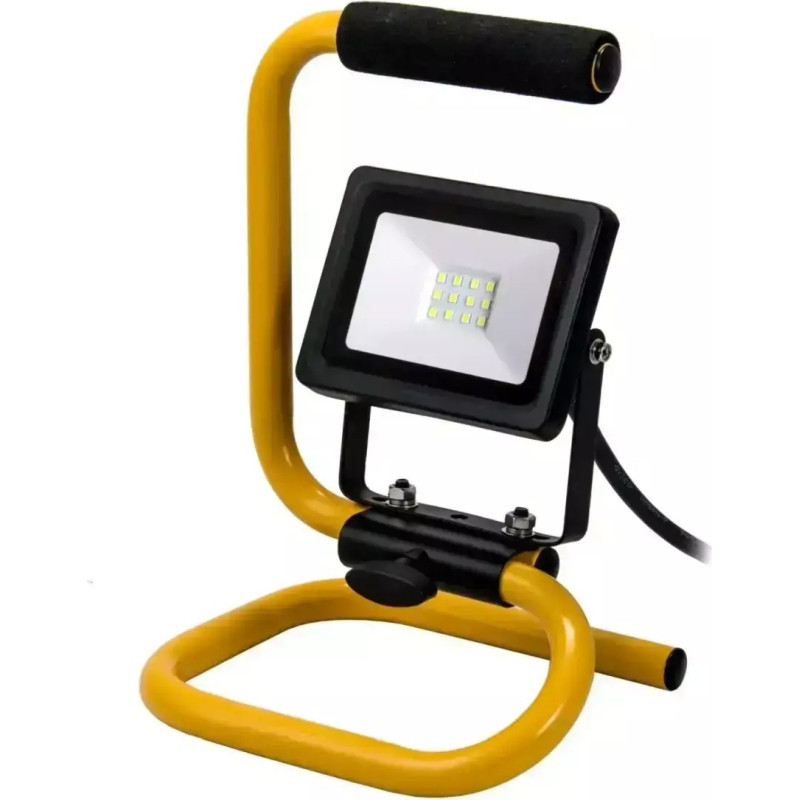 Darbnicas lampa 10W SMD LED, Economy, statnis, IP65