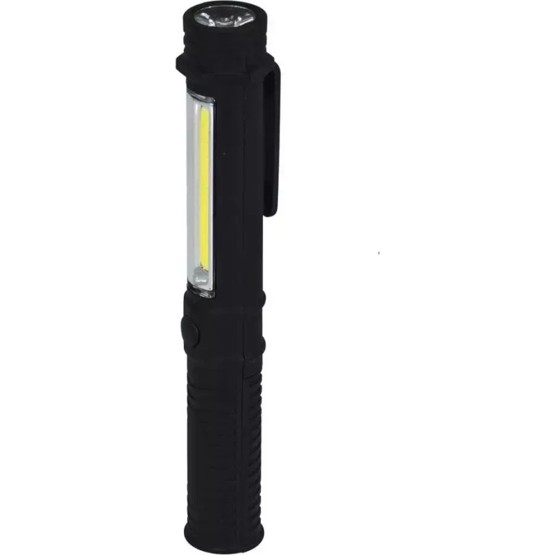 Lampa, 1,5 W LED COB + 1 W LED, pen, 150 lumeni, magnets, ar baterijam