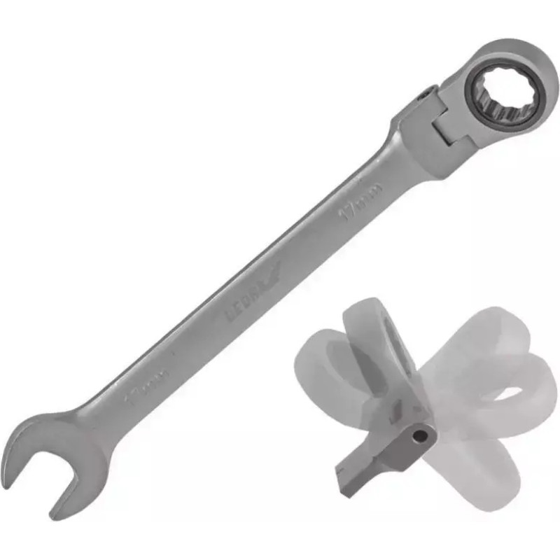 Kombineta atslega 19 mm CrV ar tirkški, lokana