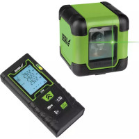 Krustveida zalais lazers + lazera talmers 40m - komplekts