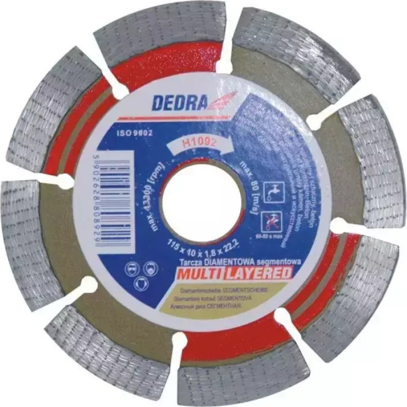 Segmentu disks MULTI-LAYER 150 mm / 22,2