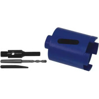 Komplekts: urbšanas kronis, sešsturains adapteris, piloturbis, dornis, diametrs 68 mm, garums 150 mm