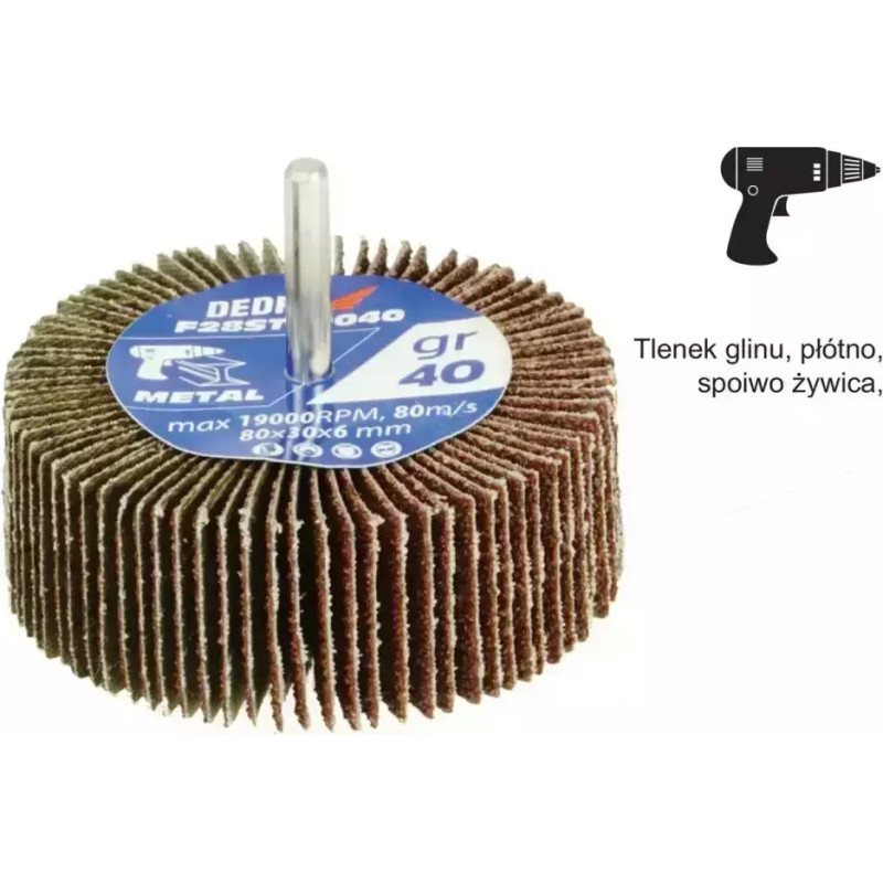 Stiena slipešanas disks 80x30x6mm, gr80