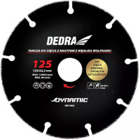 Disks koka, plastmasas materialu griešanai, 125x22,2mm