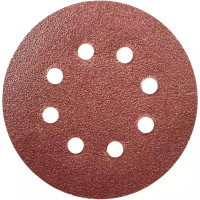 Slippapira diski ar caurumiem, 5 gab., gradacija 40#, mikroaku stiprinajums (Velcro), diam. 125 mm