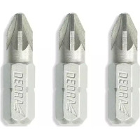 Skruvgriežu uzgalu komplekts Pozidriv PZ1/2/3x25mm, blisteris