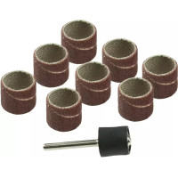Slipešanas lente 12,7 mm, K60, K120, komplekta 9 gab., (8+1 stienis 3,2 mm)