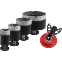 Dimanta kronurbju komplekts 28, 35, 45, 68mm, urbju vadikla