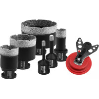 Dimanta kronurbju komplekts 6,8,20,35,50,68mm, urbju vadikla