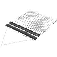Velkams režģis zemes un kurmju rakumu līdzināšanai, 120 cm